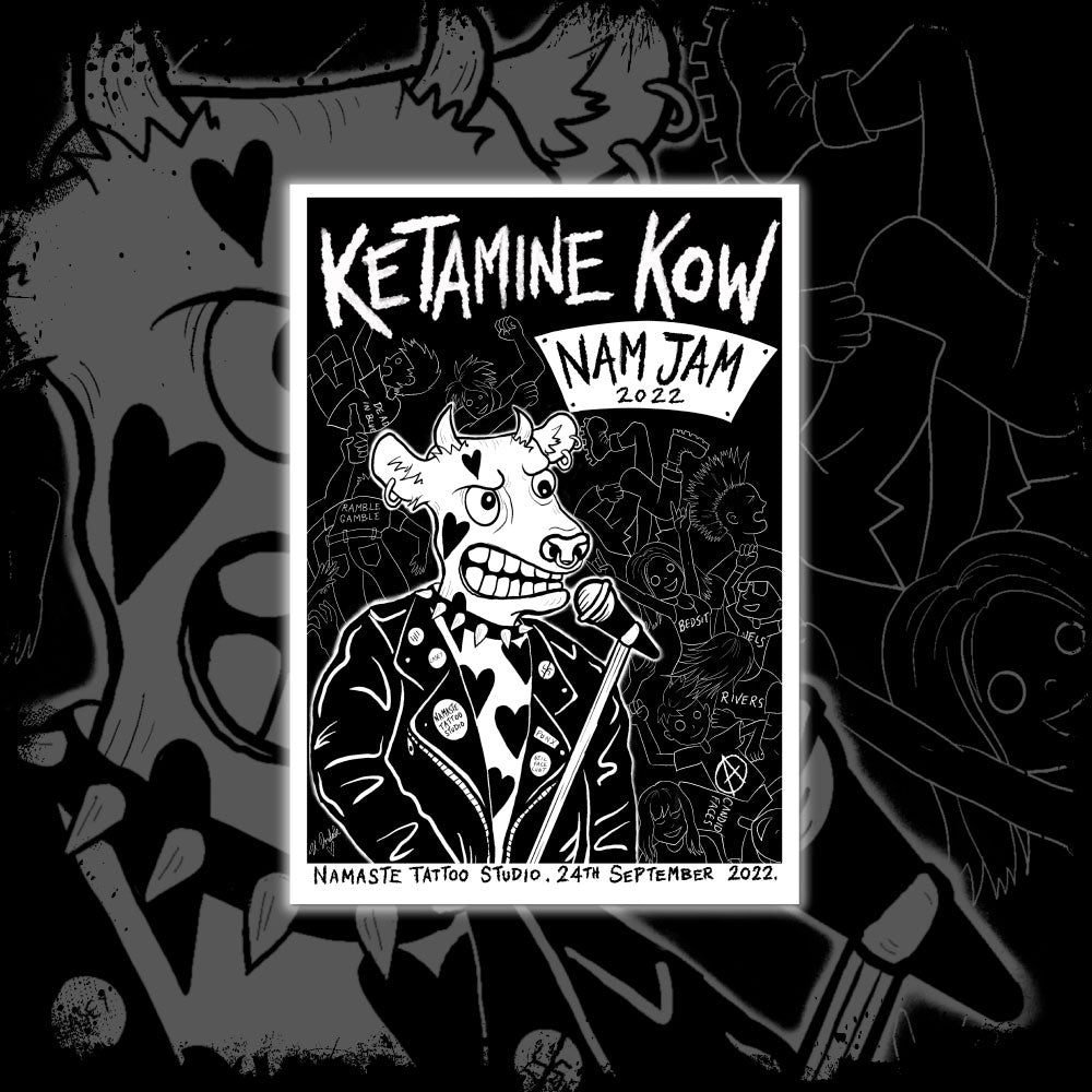Ketamine Kow - Cellar Door Gallery Print