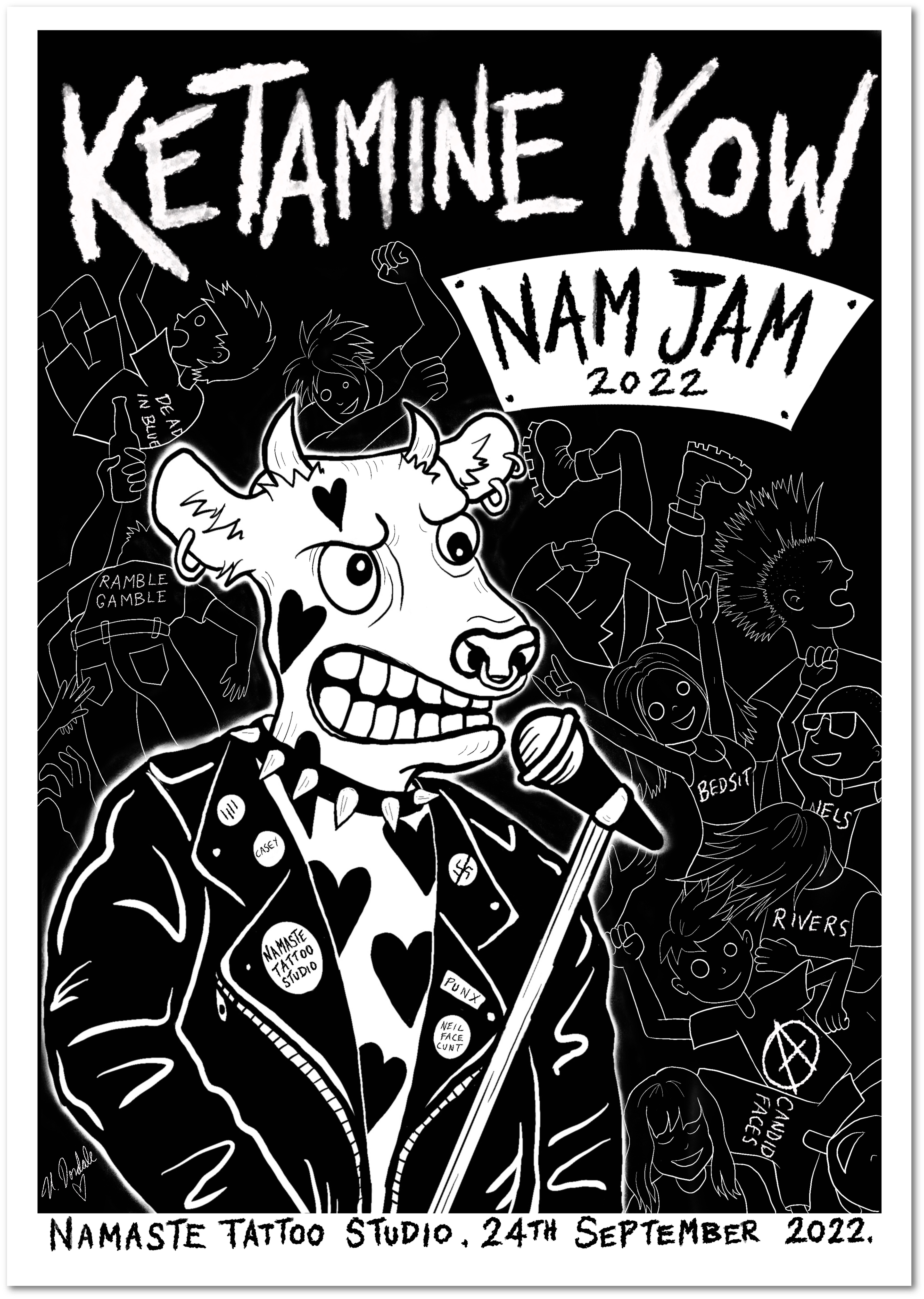 Ketamine Kow - Cellar Door Gallery Print