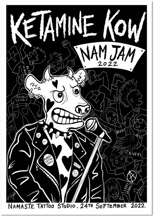 Ketamine Kow - Cellar Door Gallery Print
